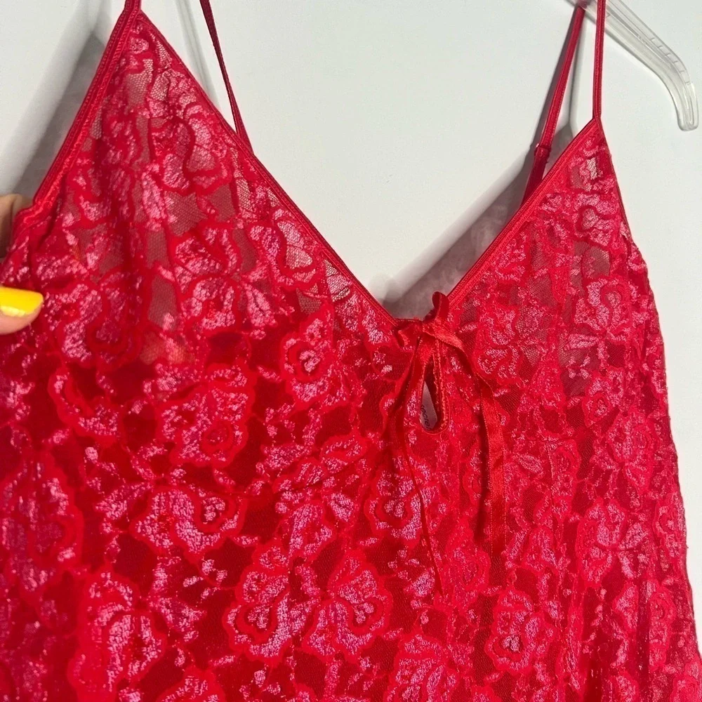 Y2K Inner Secrets Lace Slip with Underwire XL